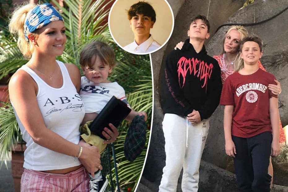 Britney Spears gushes over son Sean Preston before his impending Hawaii move